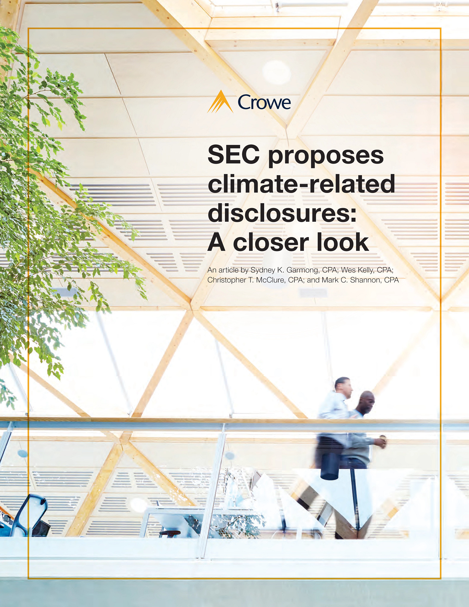 SEC Proposes Climate-related Disclosures A Closer Look | Crowe LLP