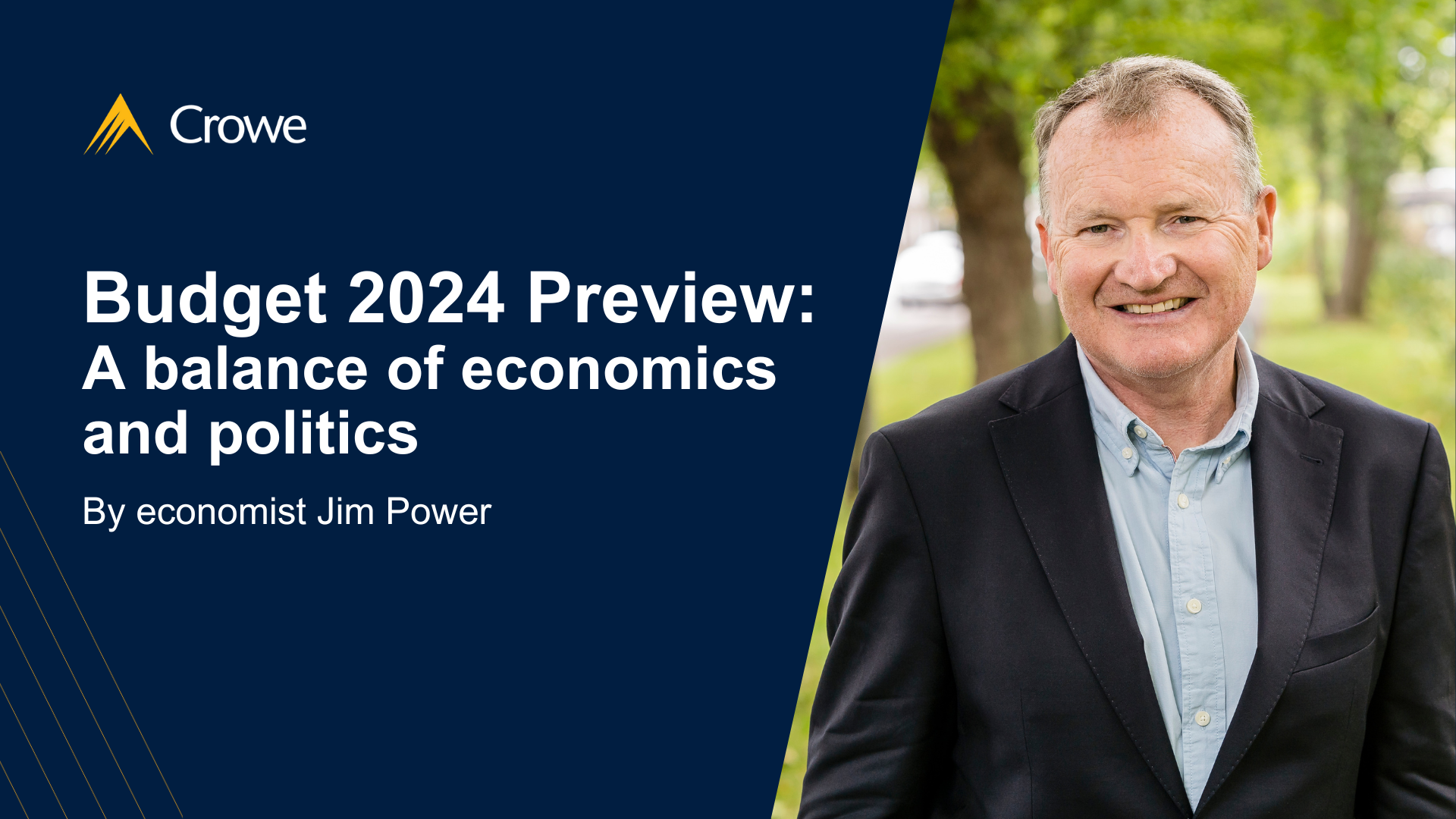 Budget 2024 Will Have To Balance Economics And Politics Crowe Ireland   Pre Budget Article By Jim   1920 X 1080 