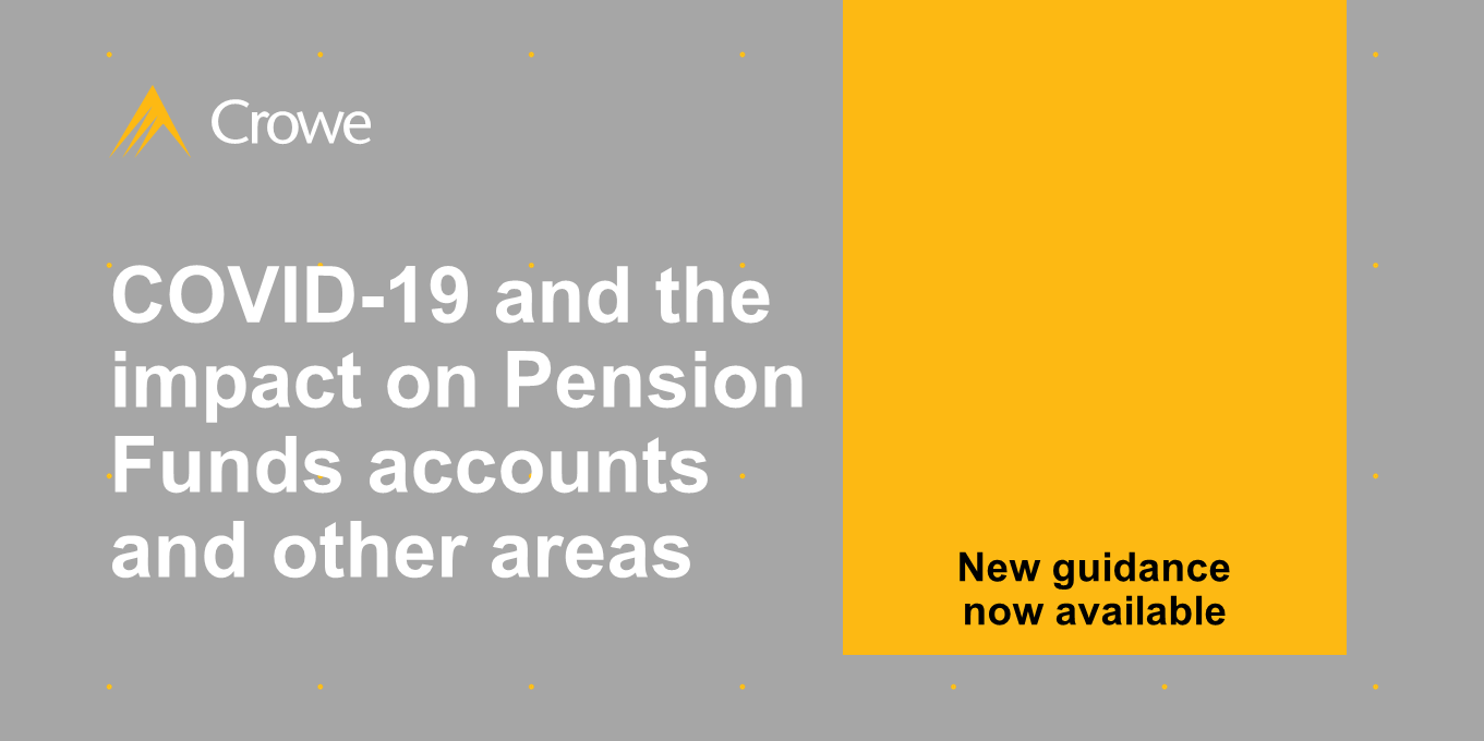 Pension scheme reports and financial statements | Crowe UK